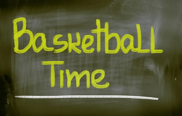 Concepto de tiempo de baloncesto —  Fotos de Stock