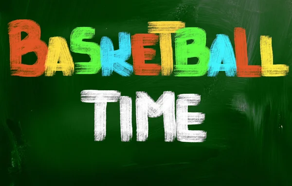 Concepto de tiempo de baloncesto —  Fotos de Stock