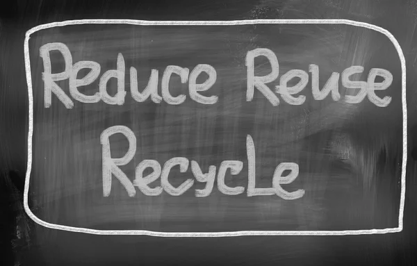 Reduzir o conceito de reciclagem de reutilização — Fotografia de Stock