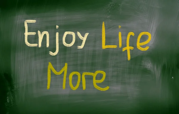 Enjoy Life More Concept — Stock Photo, Image