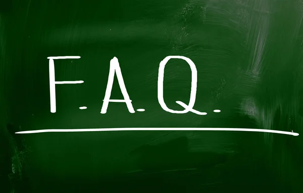 Concepto FAQ — Foto de Stock