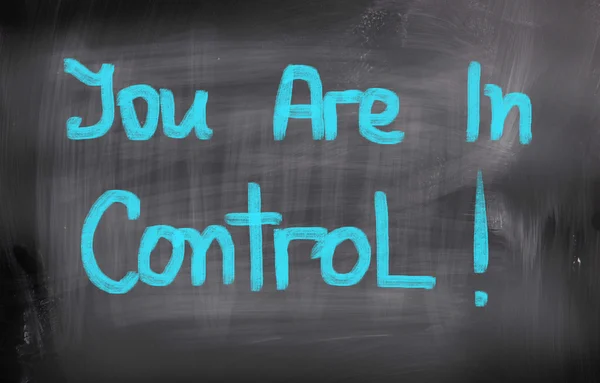 You Are In Control Concept — Stock Photo, Image
