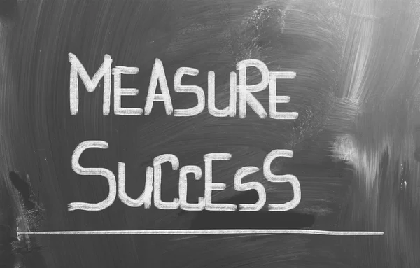 Measure Success Concept — Stock Photo, Image