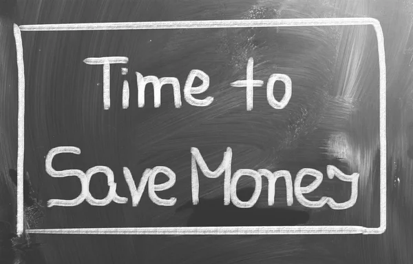 Time To Save Money Concept — Stock Photo, Image