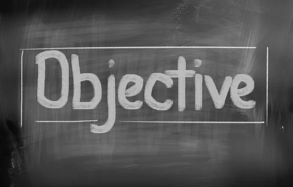 Objective Concept — Stock Photo, Image