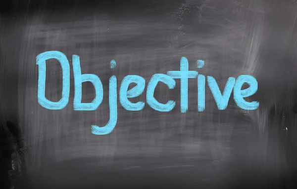 Objective Concept — Stock Photo, Image