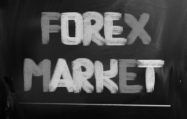 Forex marknaden koncept — Stockfoto