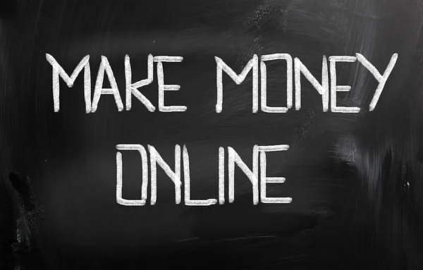 Yapmak para online kavramı — Stok fotoğraf
