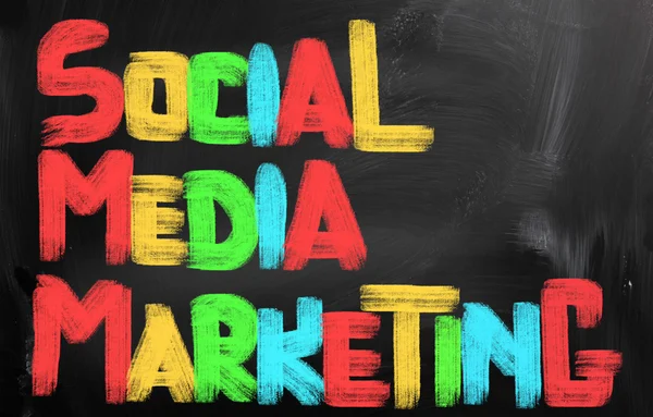 Marketingkonzept für soziale Medien — Stockfoto