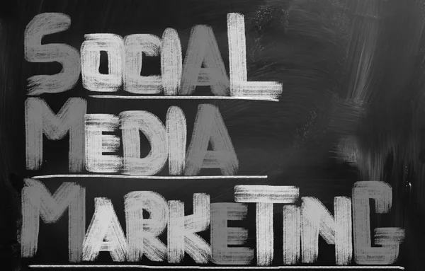 Concepto de Marketing en Redes Sociales — Foto de Stock