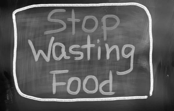 Stop Wasting Food Concept — Stock Photo, Image