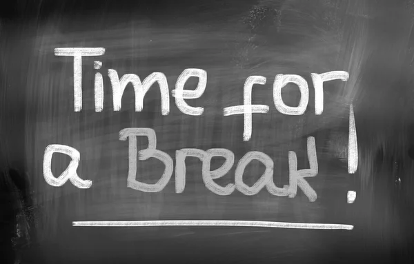 Time For A Break Concept — Stock Photo, Image