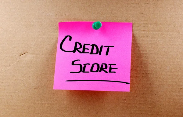 Conceito de Pontuação de Crédito — Fotografia de Stock