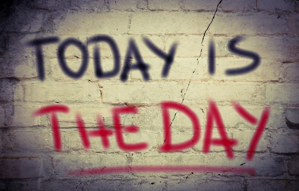 Today Is The Day Concept — Stock Photo, Image