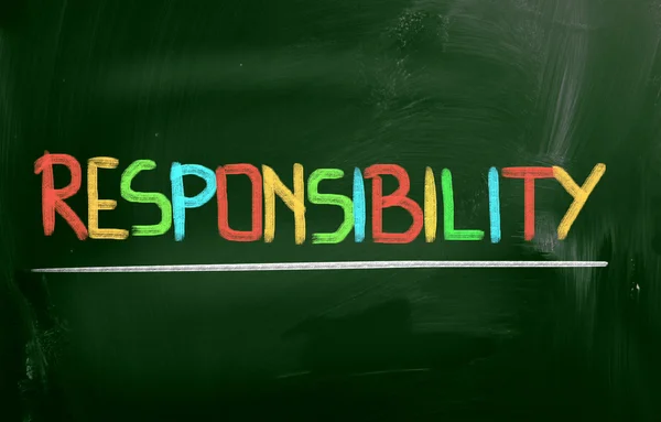 Responsibility Concept — Stock Photo, Image