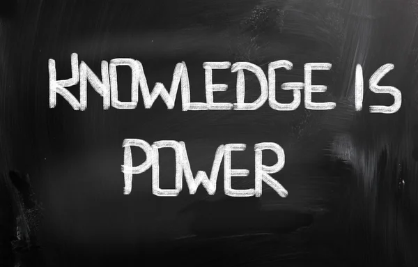 Kunskap är makt koncept — Stockfoto
