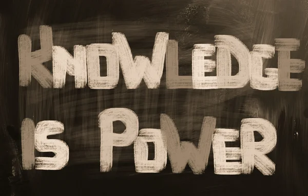 Knowledge Is Power Concept — Stock Photo, Image