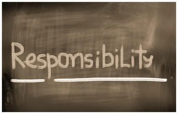 Responsibility Concept — Stock Photo, Image