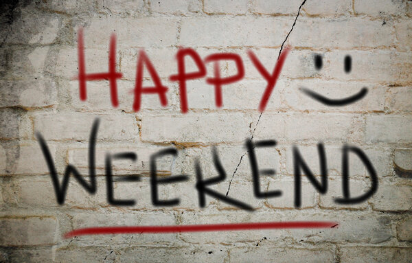 Happy Weekend Concept