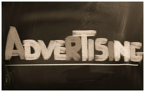 Έννοια της διαφήμισης — Φωτογραφία Αρχείου