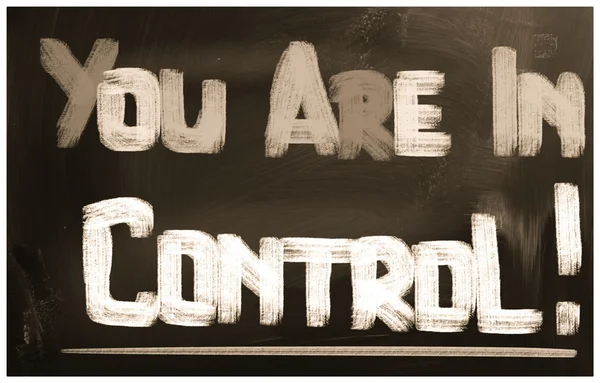 You Are In Control Concept — Stock Photo, Image