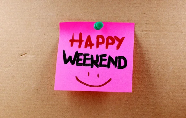 Concepto de fin de semana feliz — Foto de Stock