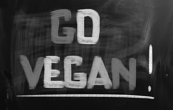 Go Vegan — стоковое фото