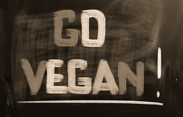 Go Vegan Concept