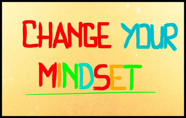 Change Your Mindset Concept — Stock Photo, Image