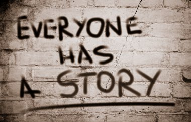 Herkes bir hikaye kavram vardır