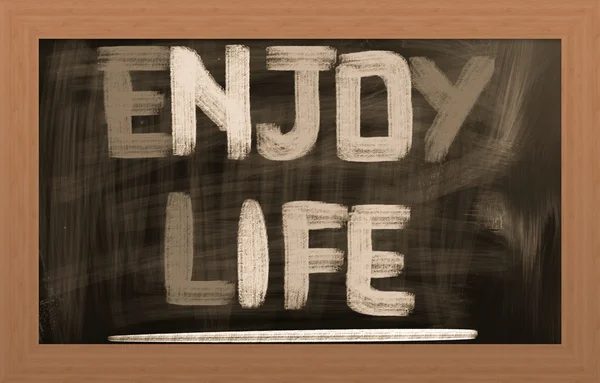 Enjoy Life Concept — Stock Photo, Image