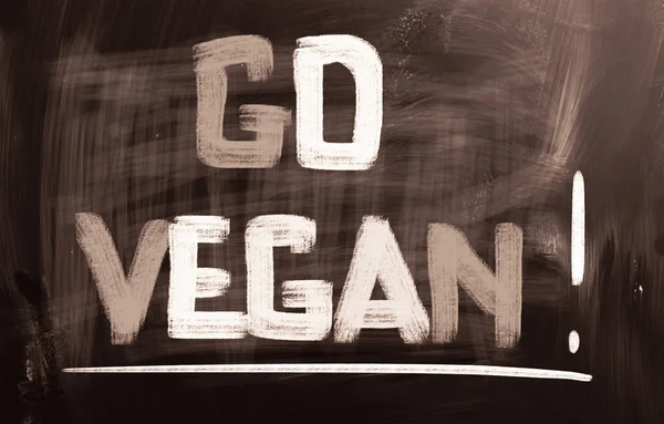 Go Vegan — стоковое фото