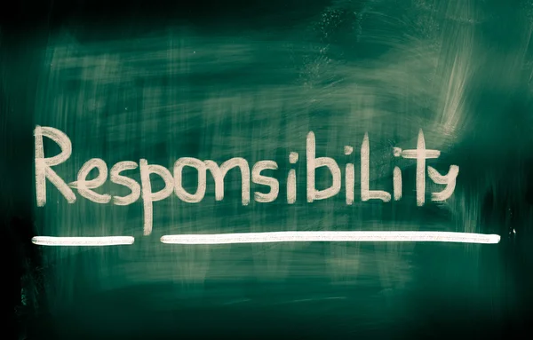 Concepto de responsabilidad — Foto de Stock