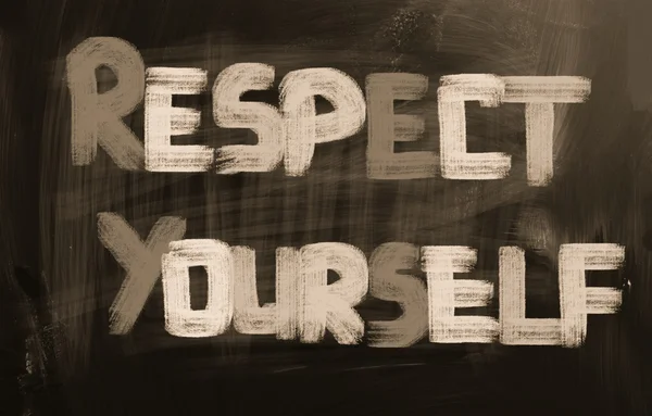 Respect Yourself Concept — Stock Photo, Image