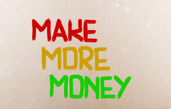Make More Money Concept — Stock Photo, Image