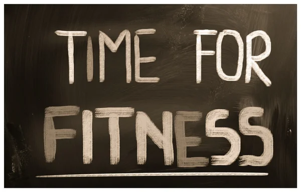 Tiempo para el concepto de fitness — Foto de Stock