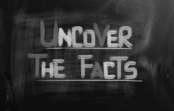 Uncover The Facts Concept