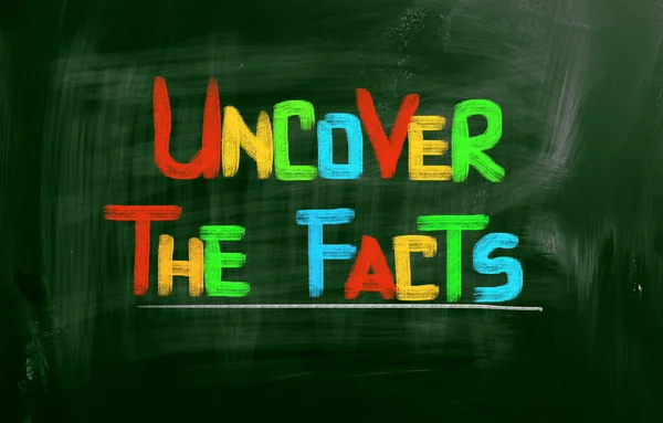 Uncover The Facts Concept — Stock Photo, Image