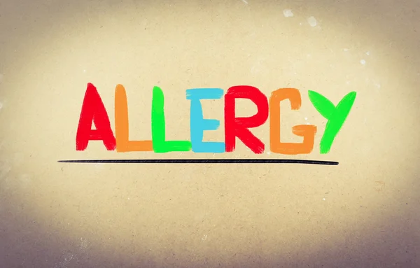 Allergiekonzept — Stockfoto
