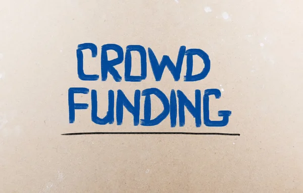 Crowd Funding Concept — Stock Photo, Image