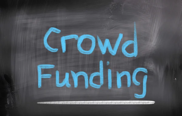 Crowdfunding-Konzept — Stockfoto