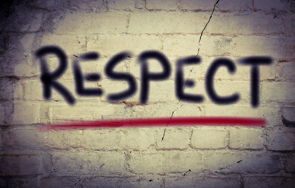 Concepto de respeto — Foto de Stock