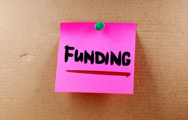 Funding Concept — Stock Photo, Image