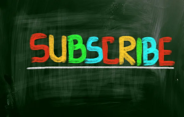 Subscribe Concept — Stock Photo, Image