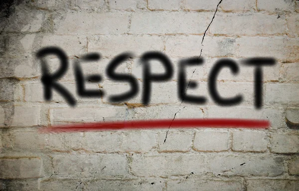 Concepto de respeto — Foto de Stock