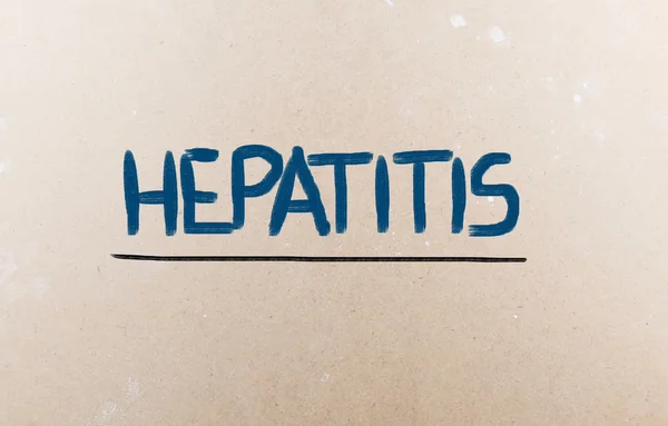 Concepto de hepatitis — Foto de Stock