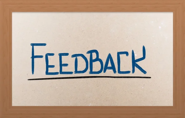 Conceito de feedback — Fotografia de Stock