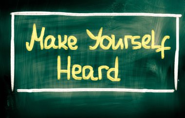 Kendinizi duydum yapmak kavramı