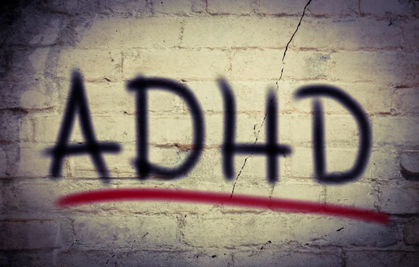 Uwagę deficytu ADHD zaburzenia koncepcja — Zdjęcie stockowe