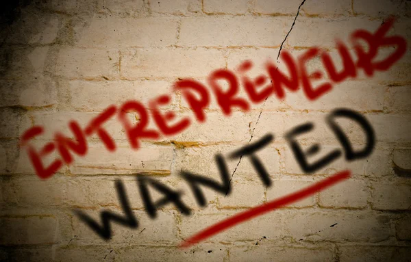 Entrepreneurs Wanted Concept — Stock Photo, Image